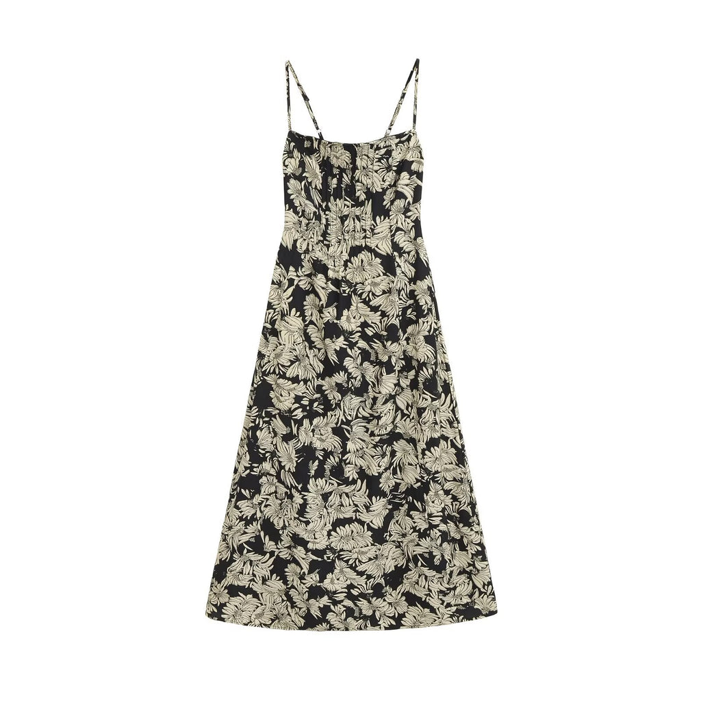 Strapless waist cinching camisole skirt