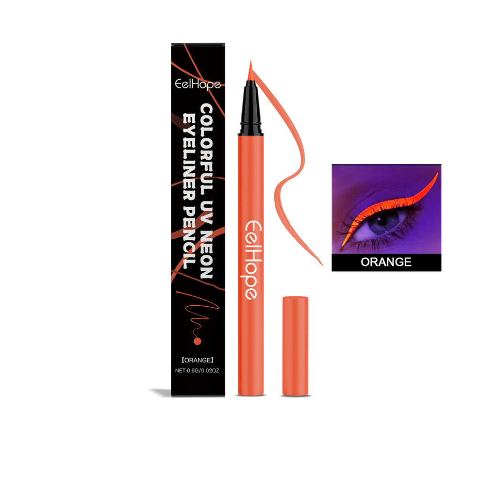 Eelhope Party Neon Liquid Eyeliner (Orange-Red) Is Smooth, Flowing, Long-Lasting And Easy To Apply, Making It Perfect For Party Party Eye Makeup