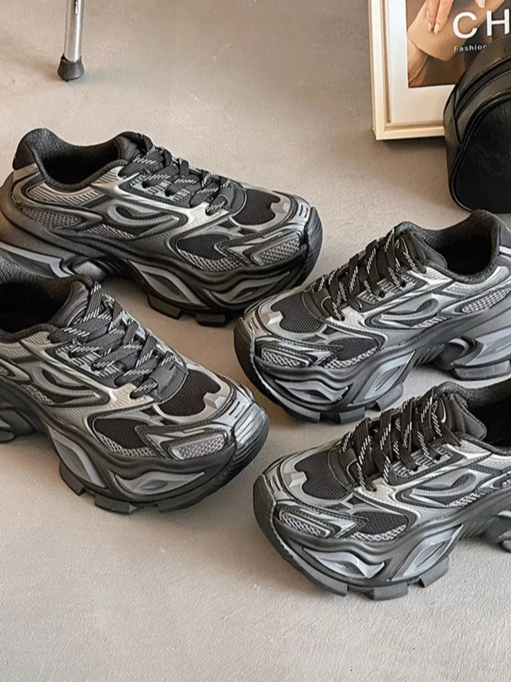 Breathable Chunky Platform Sneakers