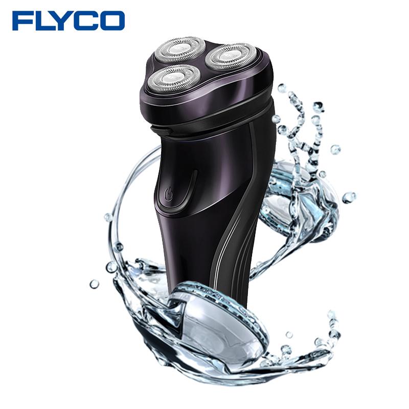 Rasoir électrique professionnel lavable pour le corps FLyco, rechargeable, 3D flottant, FS372