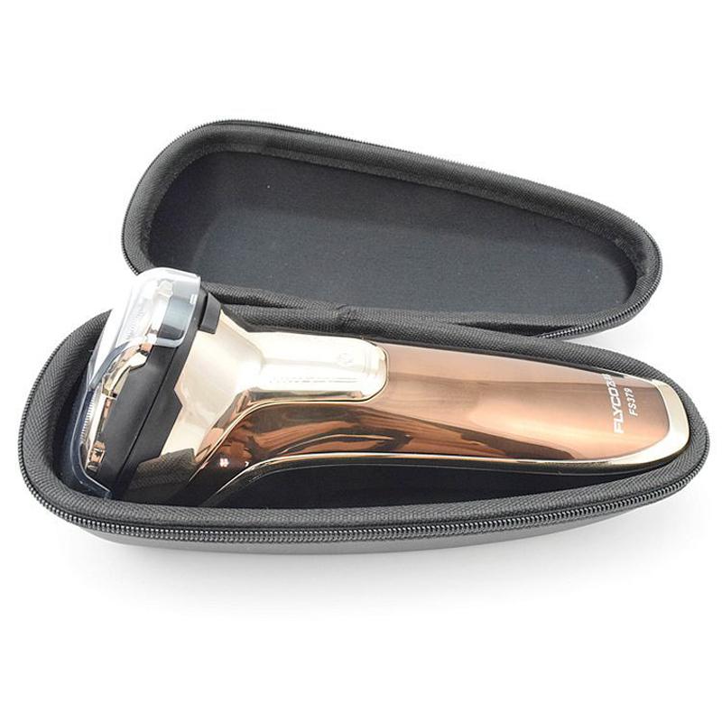 Rasoir électrique portable Flyco FS379 avec tête flottante 3D, rechargeable et lavable, lumière LED et charge rapide 