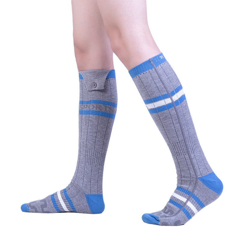 Chaussettes chauffantes pour l'extérieur, pour rester au chaud et recharger les batteries, chaussettes chauffantes pour les pieds, pieds froids et chauds, chaussettes chauffantes électriques pour le ski et le chauffage