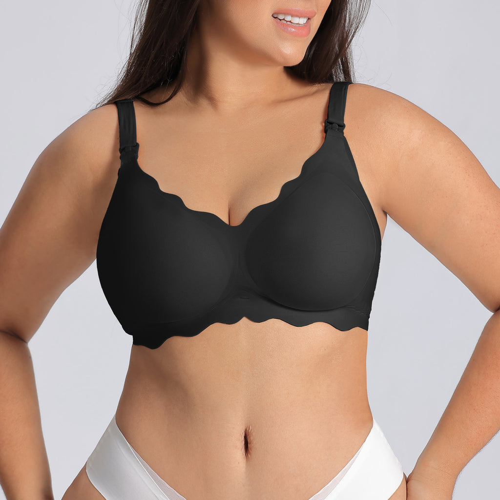 Wire-Free Side Support Lifting Underwire-Free Gel Seamless Nursing Underwear Customized