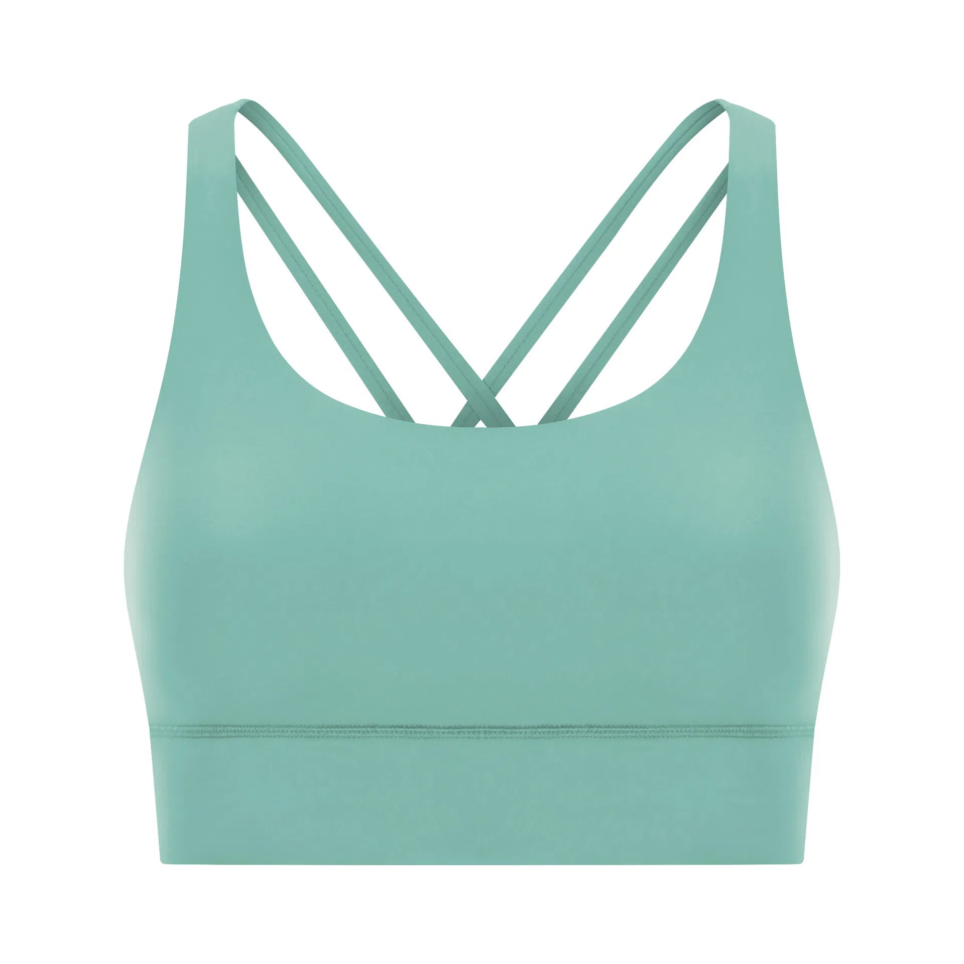 Cross back yoga bra brushed bare high-strength shock-absorbing gathering sports vest for women