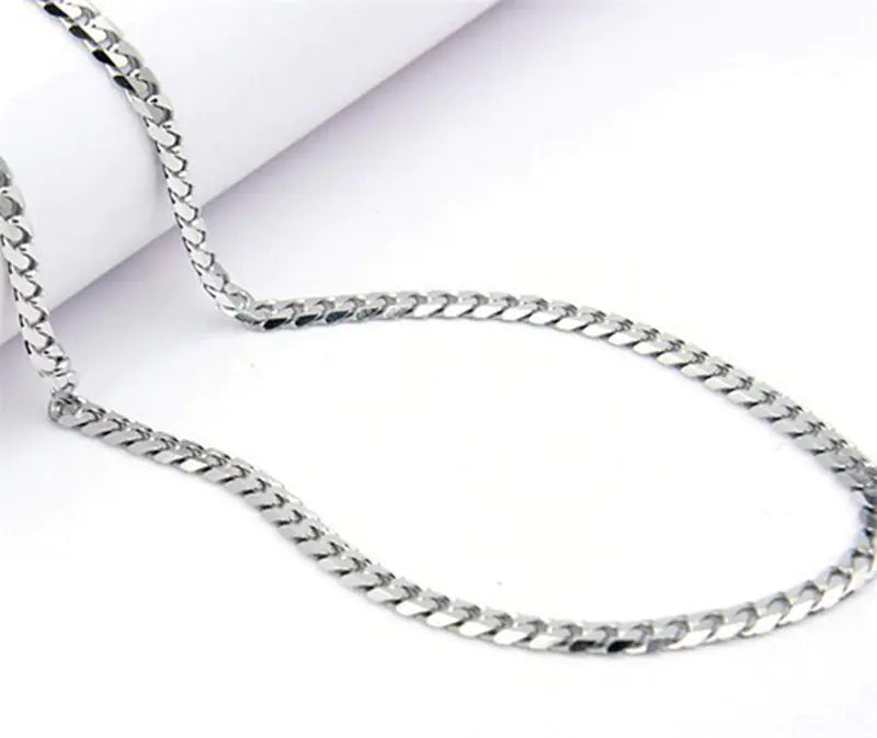 Cuban Link Necklace for Men - Black Gold Stainless Steel
