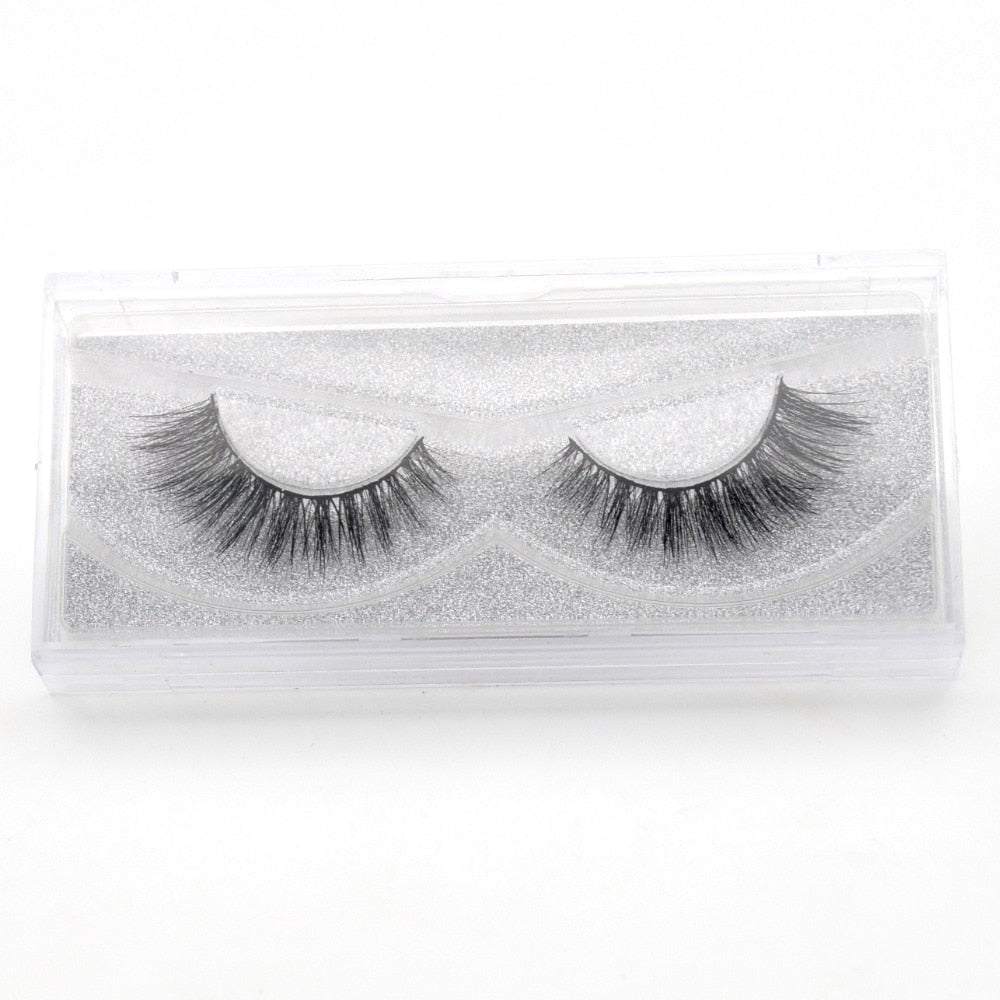 Faux cils 3D en vison, cils croisés en vison, cils en bande complète faits main, 34 styles, cils naturels