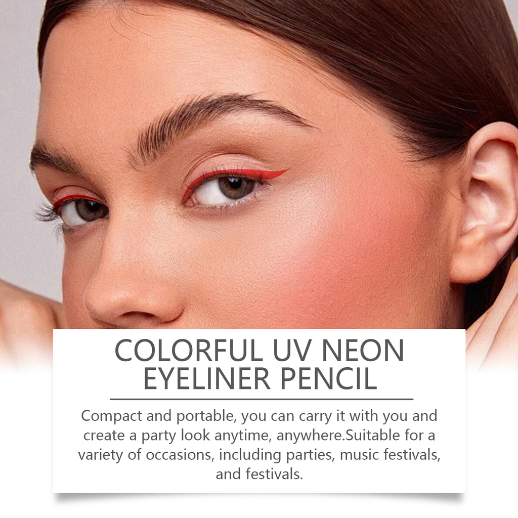 Eelhope Party Neon Liquid Eyeliner (Orange-Red) Is Smooth, Flowing, Long-Lasting And Easy To Apply, Making It Perfect For Party Party Eye Makeup