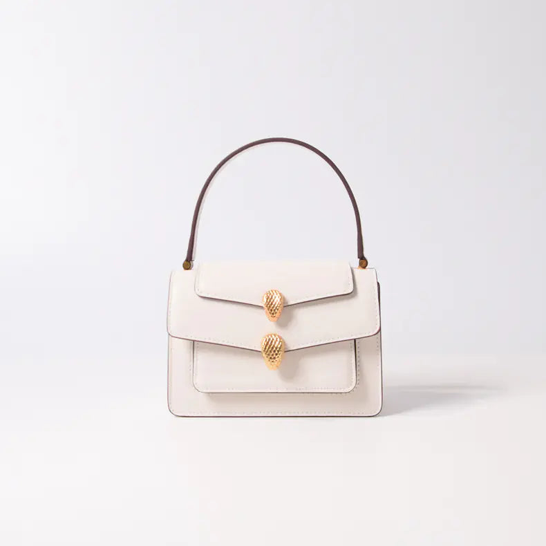 2020 Fashion Leather Snake Head Chain Handbag