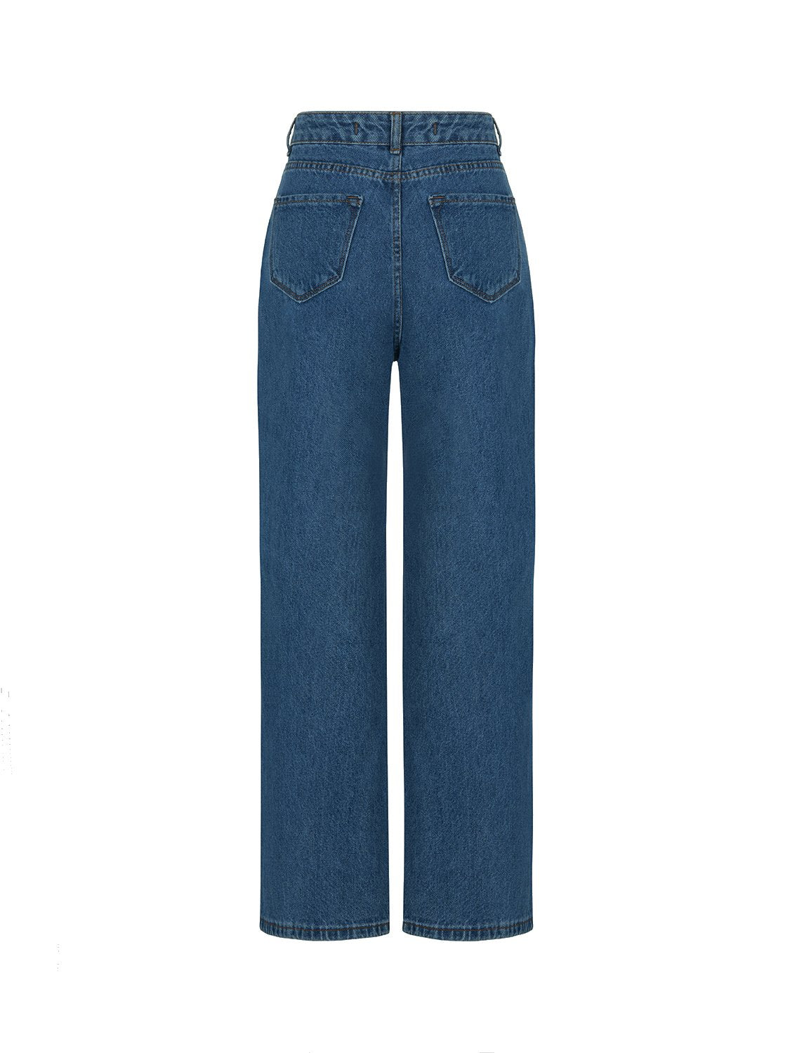 Jean déchiré taille haute