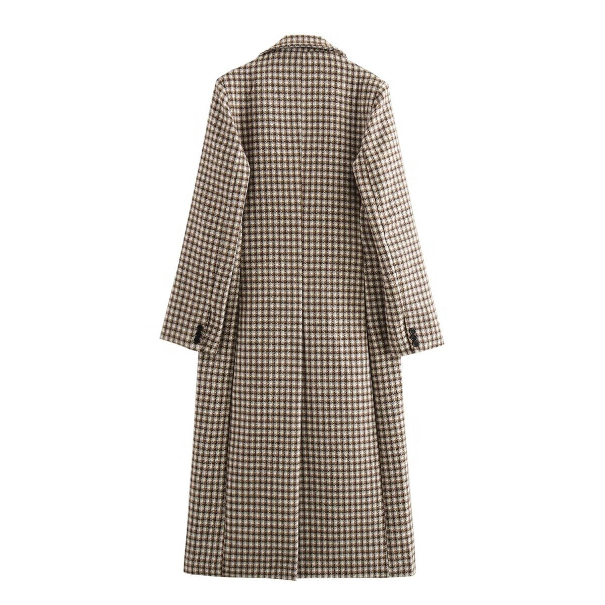 Retro Plaid Wool Look Coat – 25 Edition