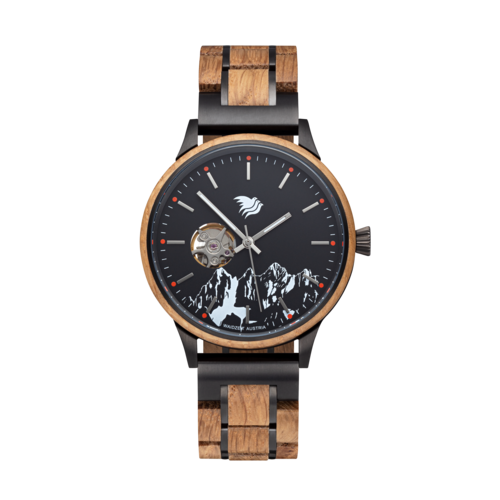 Waidzeit Dachstein Automatic Watch Wine Barrel Gentlemen - Limited