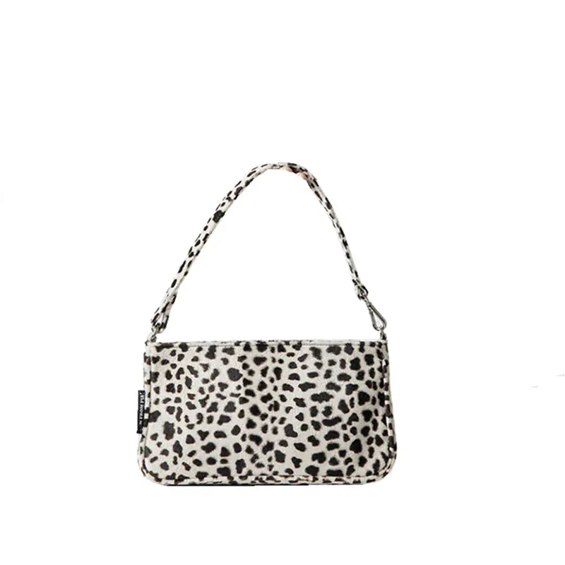2020 Vintage Bag with Leopard Print Design for Women