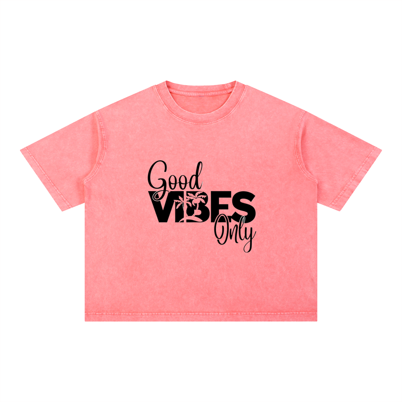 Mineral Wash Boxy Cotton T-Shirt