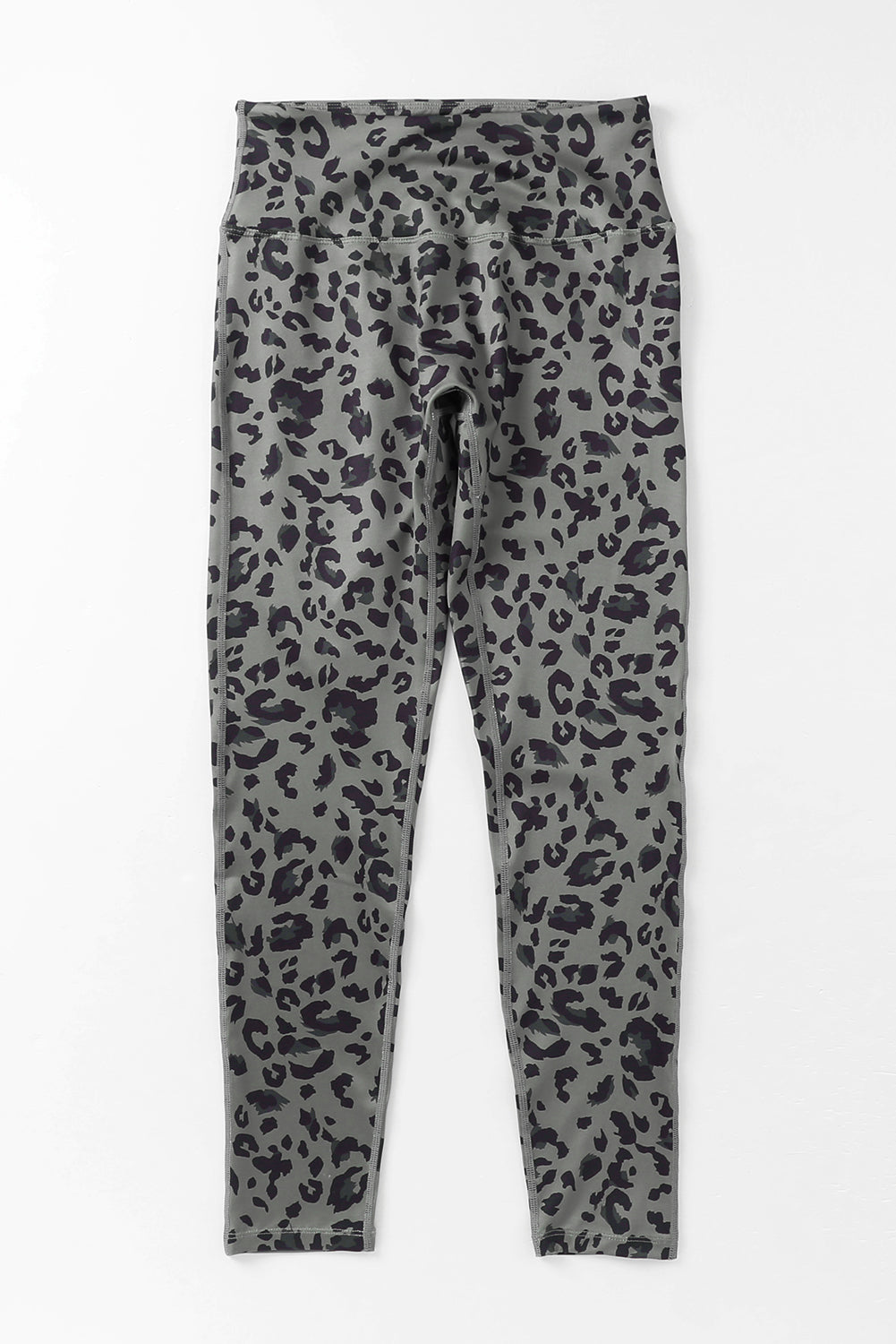 Green Classic Leopard Print Active Leggings