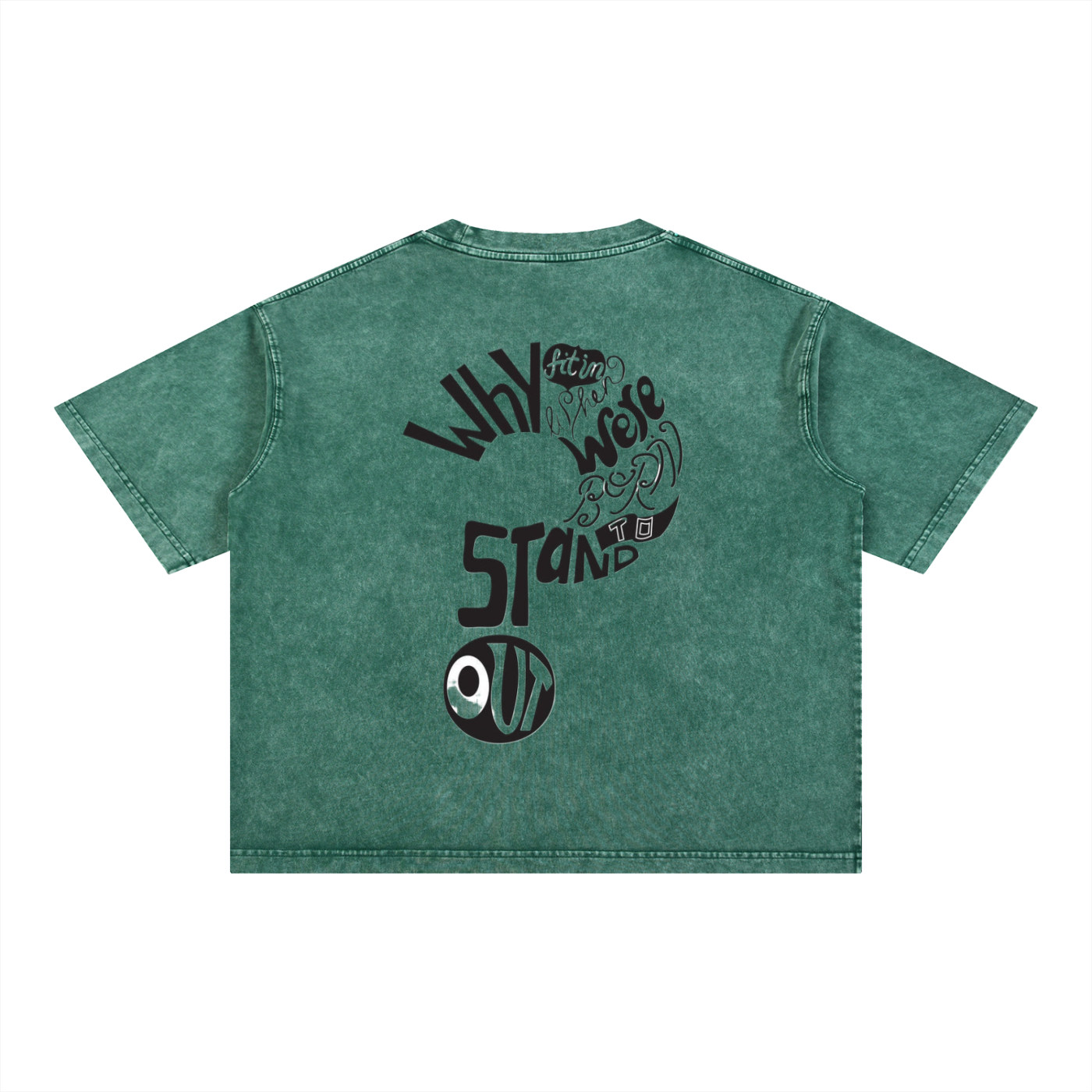 Mineral Wash Boxy Cotton T-Shirt