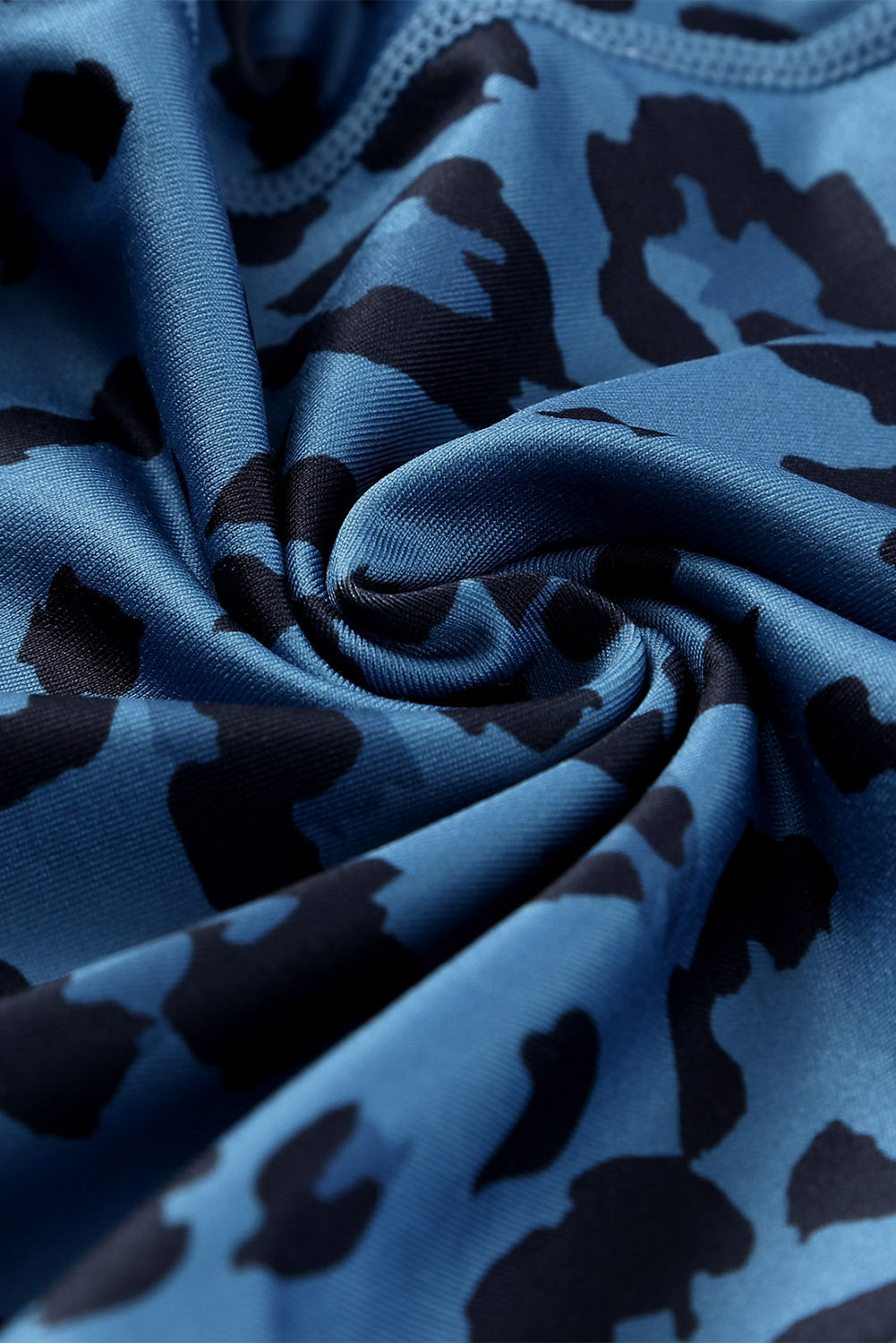 Green Classic Leopard Print Active Leggings