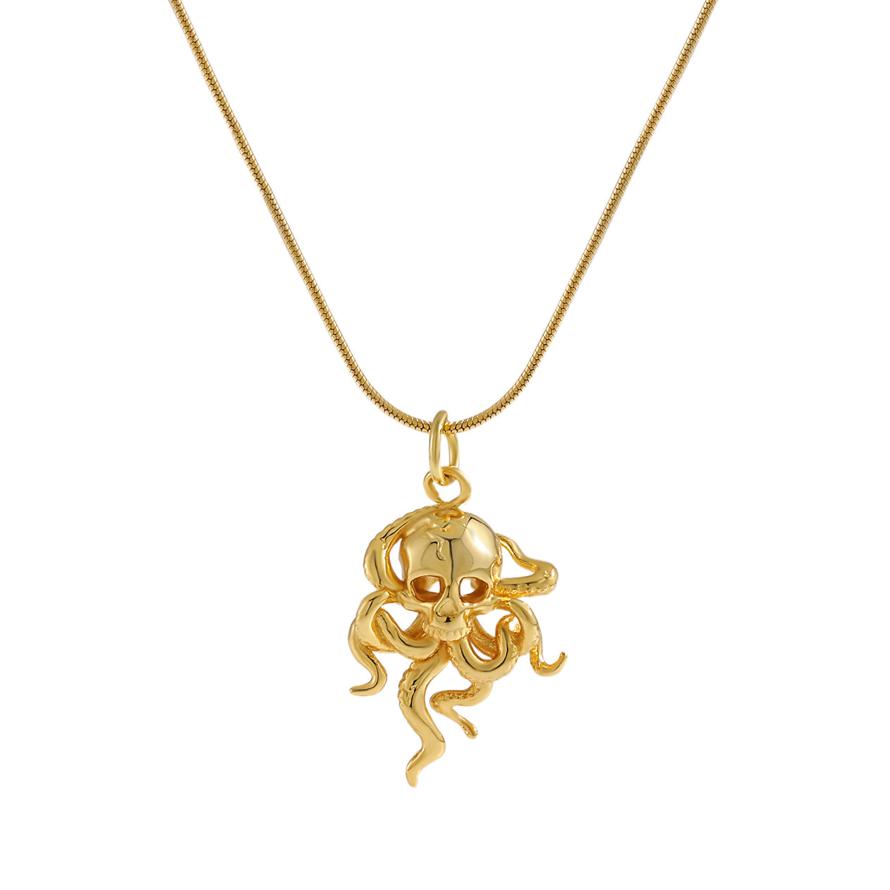 Party Terrifying Skull Head 925 Sterling Silver Necklace