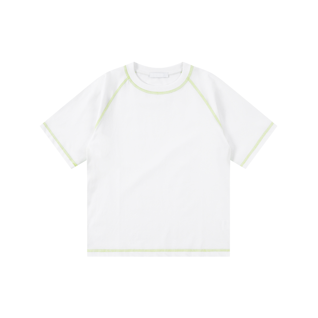 Loose Contrast-Stitched Kids' T-Shirt