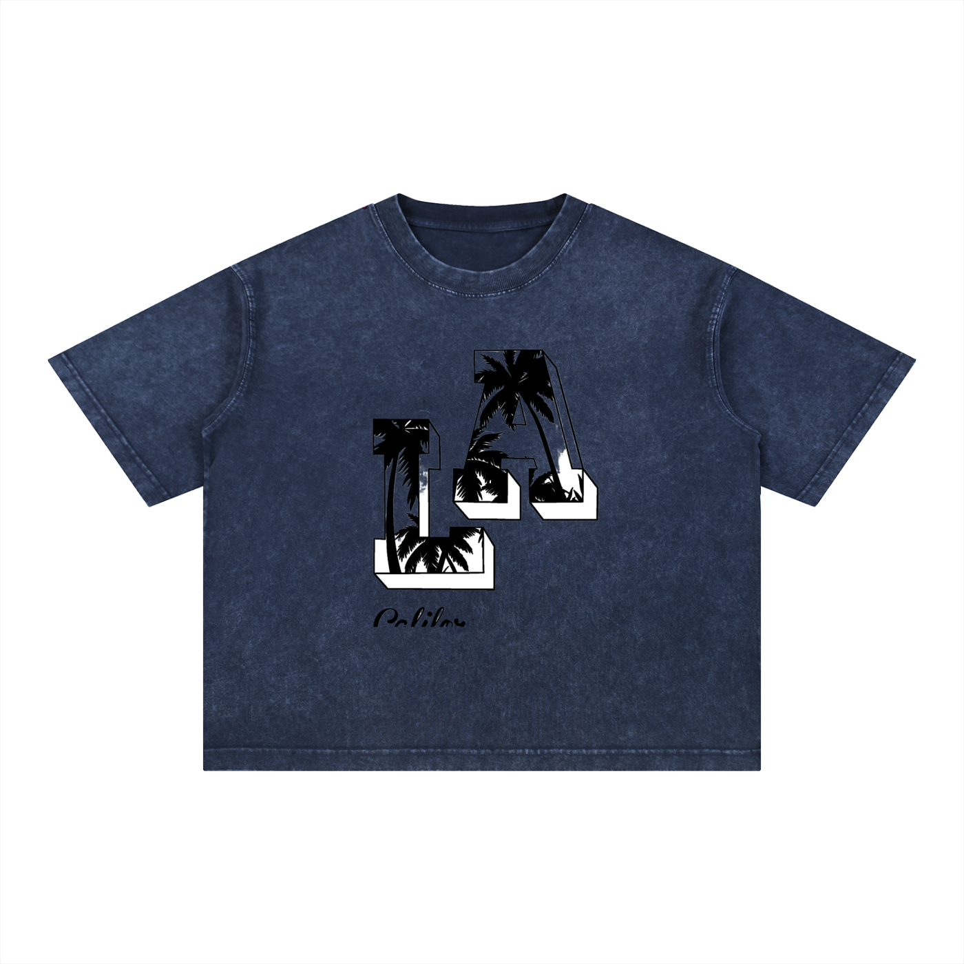 Mineral Wash Boxy Cotton T-Shirt