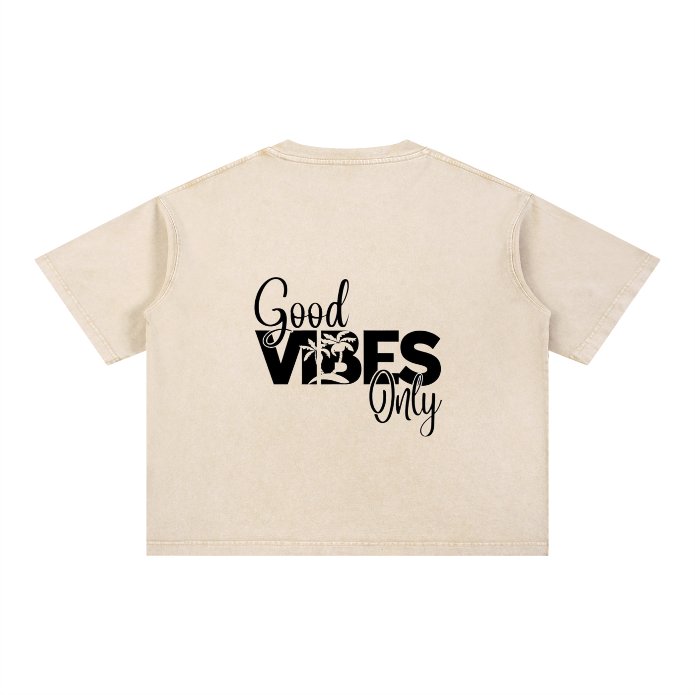 Mineral Wash Boxy Cotton T-Shirt