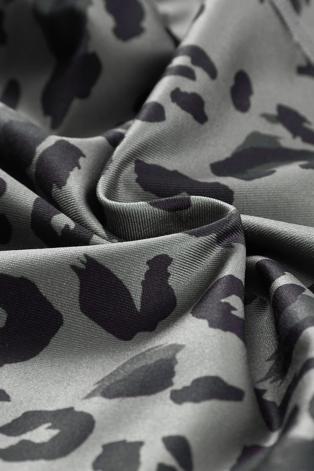 Green Classic Leopard Print Active Leggings