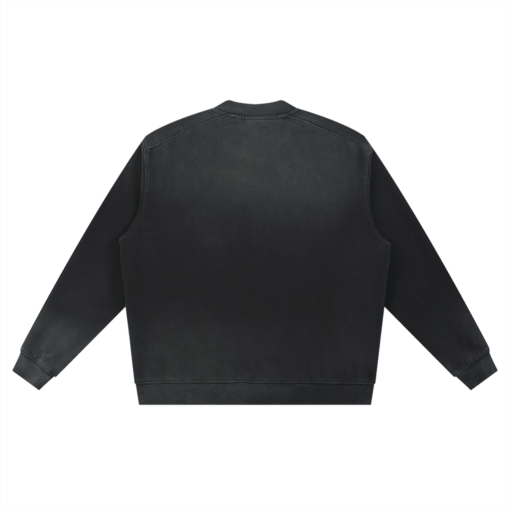 Sun Fade Heavyweight Baseball Jacket