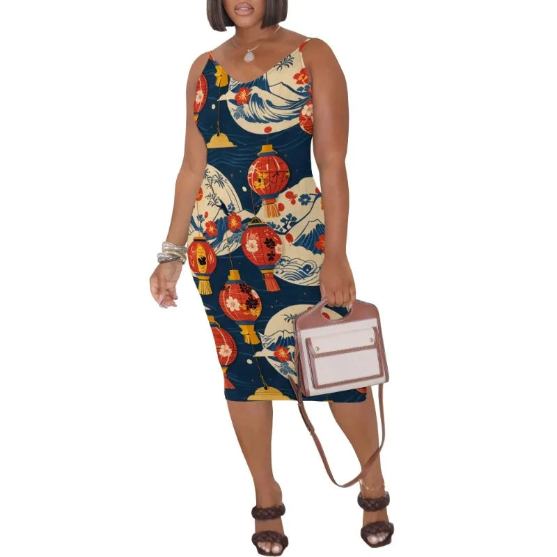 Vestido corto de verano para mujer, talla grande, sin mangas, estilo playero, holgado, informal 