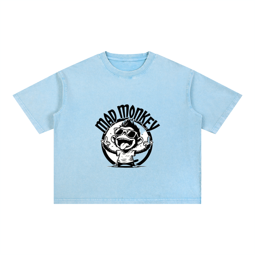 Mineral Wash Boxy Cotton T-Shirt