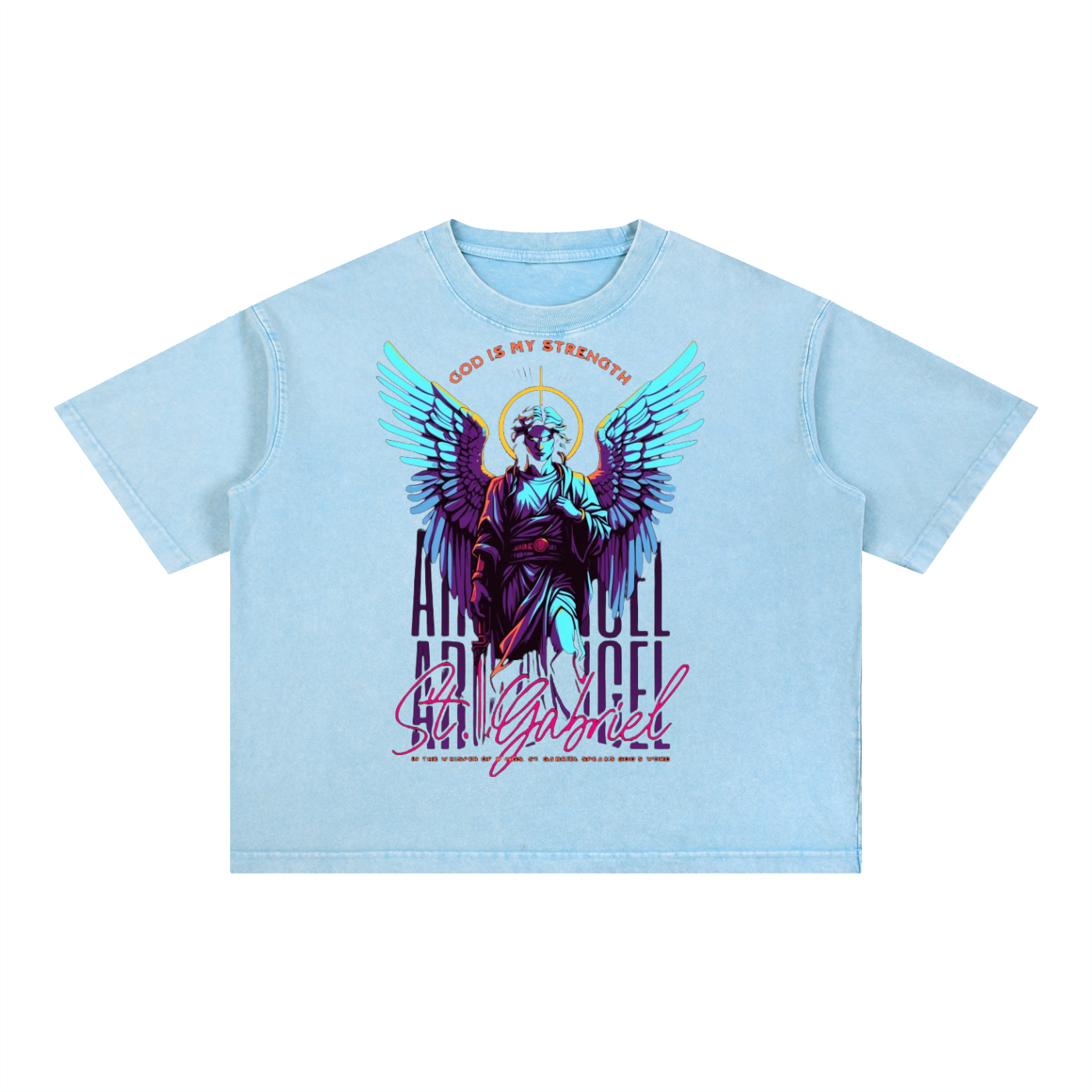 Mineral Wash Boxy Cotton T-Shirt