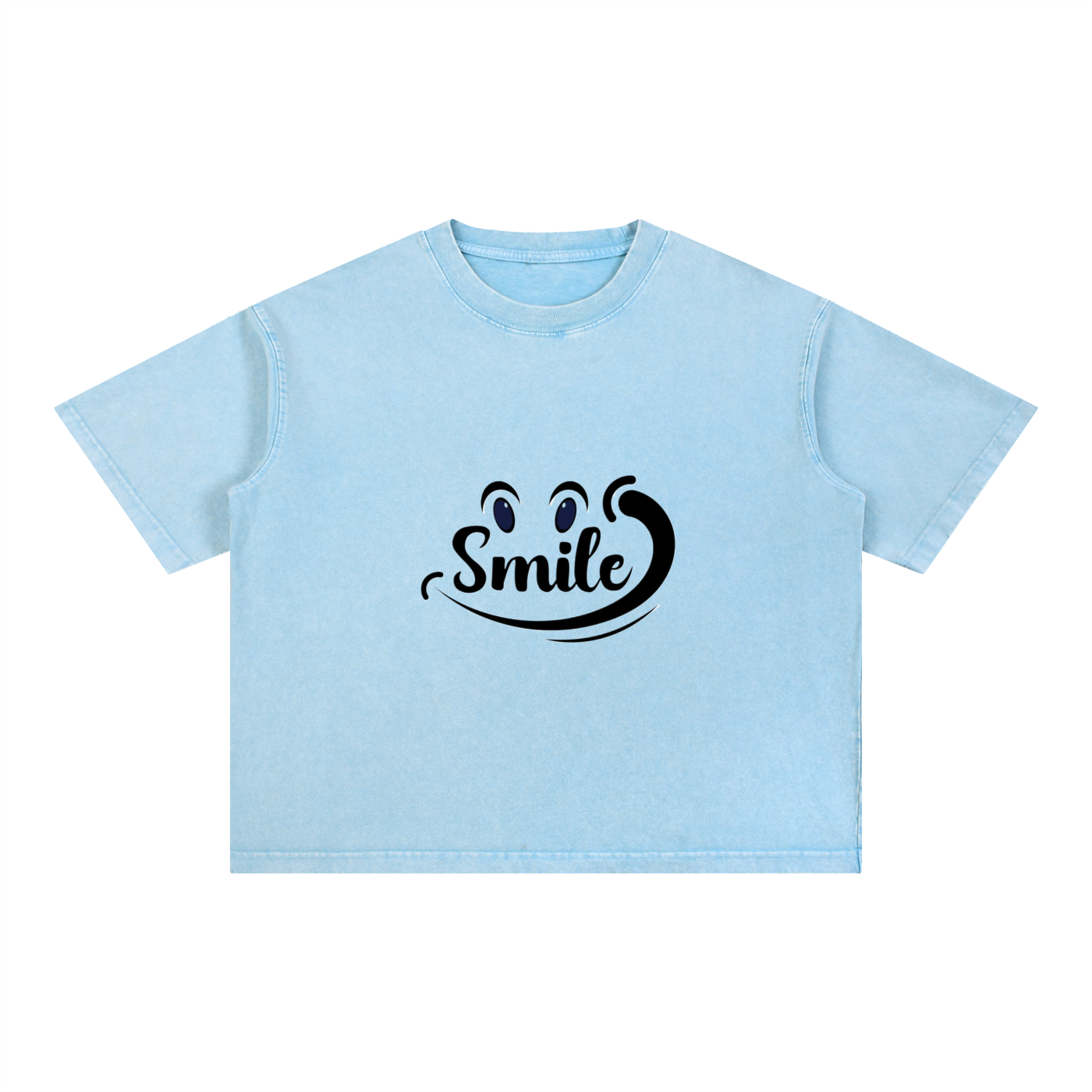 Mineral Wash Boxy Cotton T-Shirt