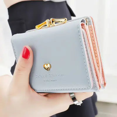 Multi-Function Wallet with Buckle Change Bit Card Holder