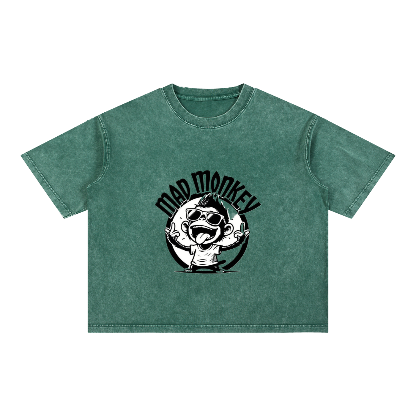 Mineral Wash Boxy Cotton T-Shirt