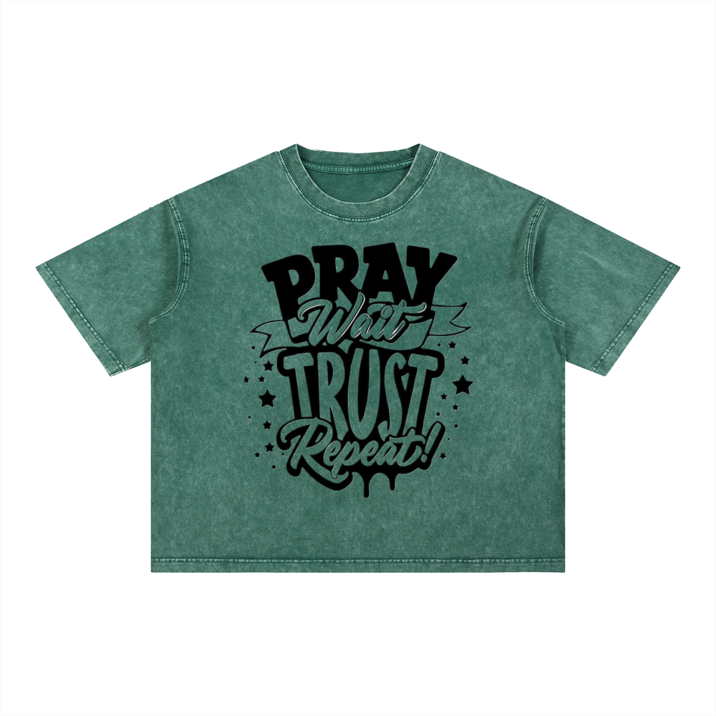 Mineral Wash Boxy Cotton T-Shirt