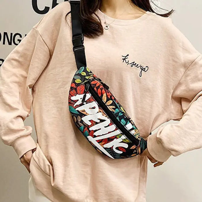 Trendy Large-Capacity Sports Waist Bag for All Ages