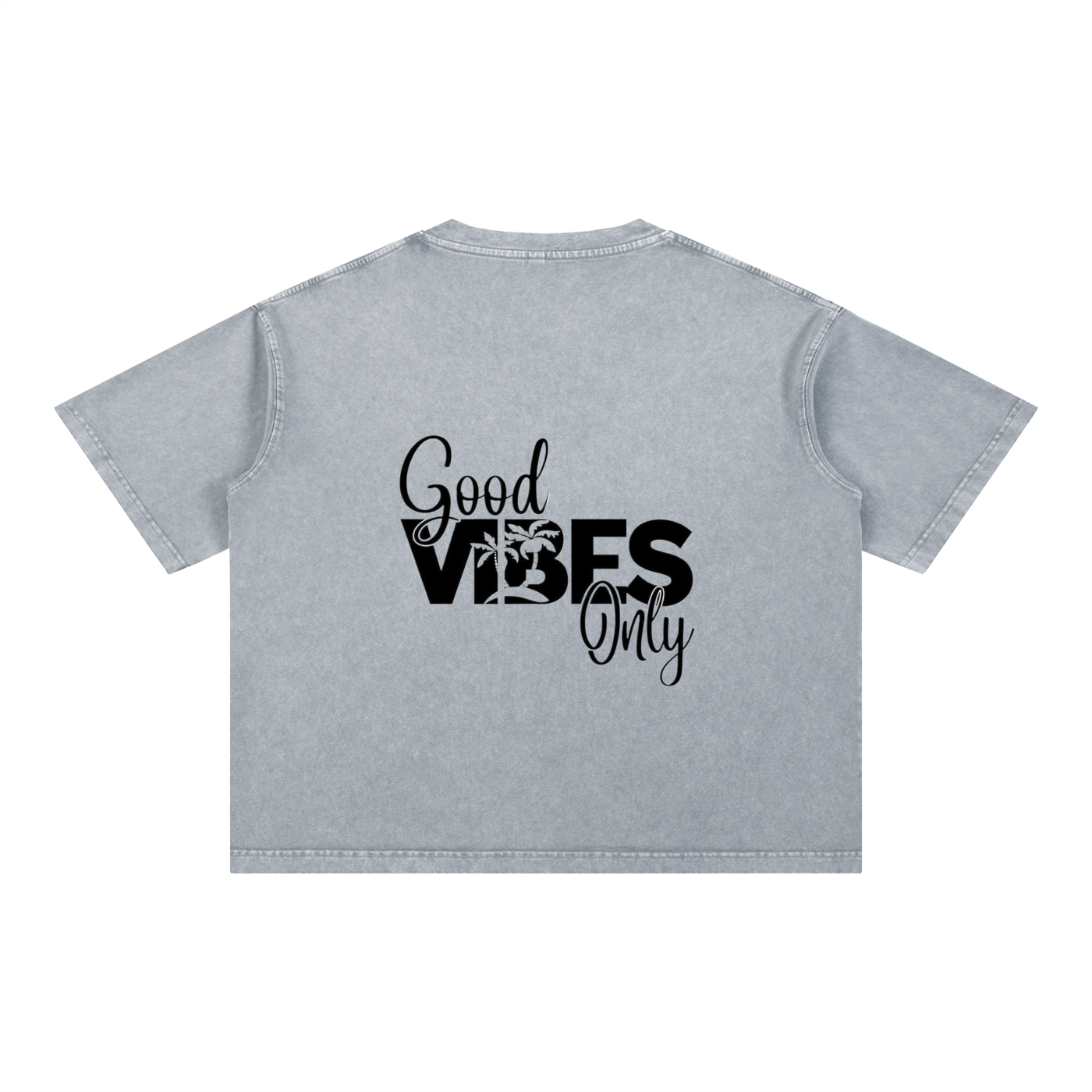 Mineral Wash Boxy Cotton T-Shirt