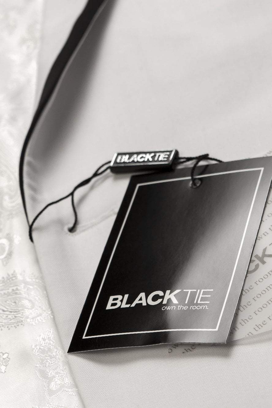 "Crew" White Tuxedo Jacket Shawl (Separates)