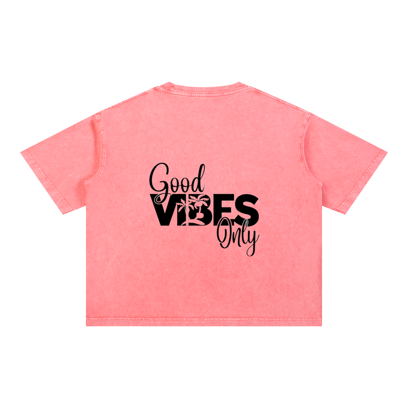 Mineral Wash Boxy Cotton T-Shirt