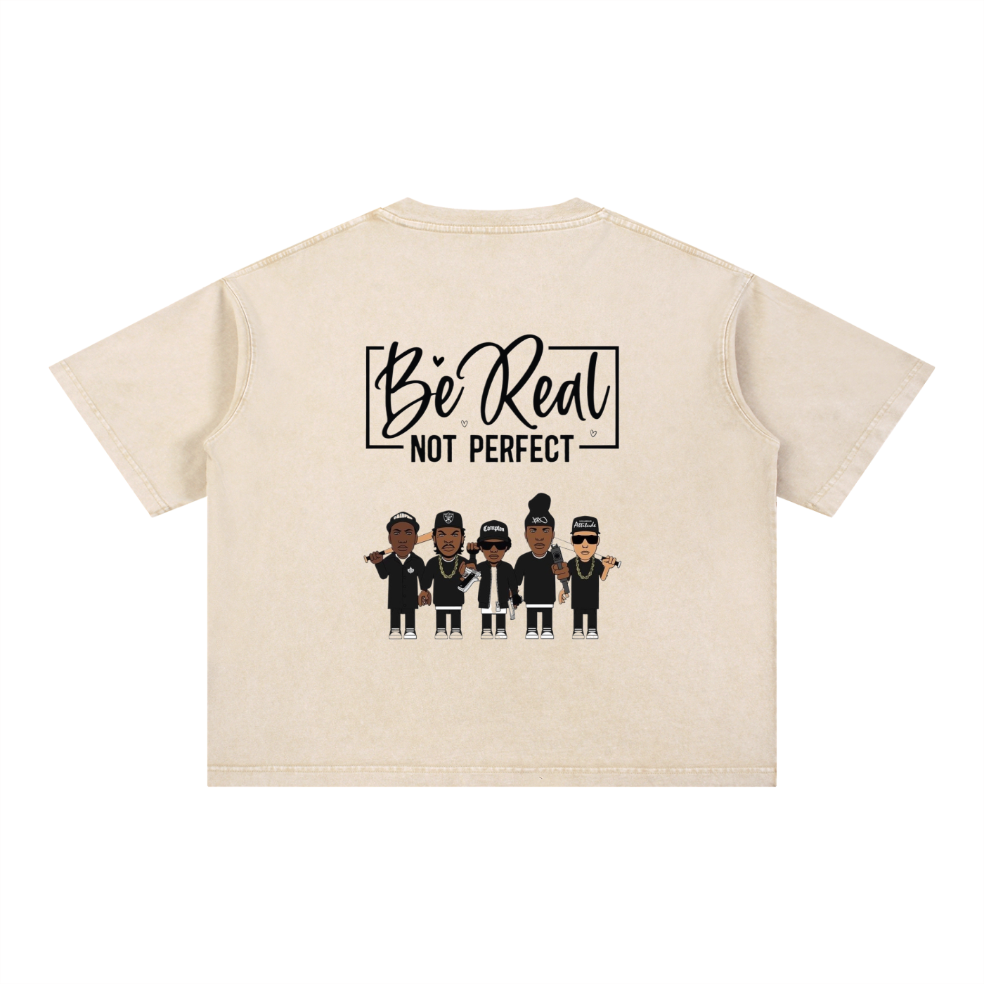 Mineral Wash Boxy Cotton T-Shirt