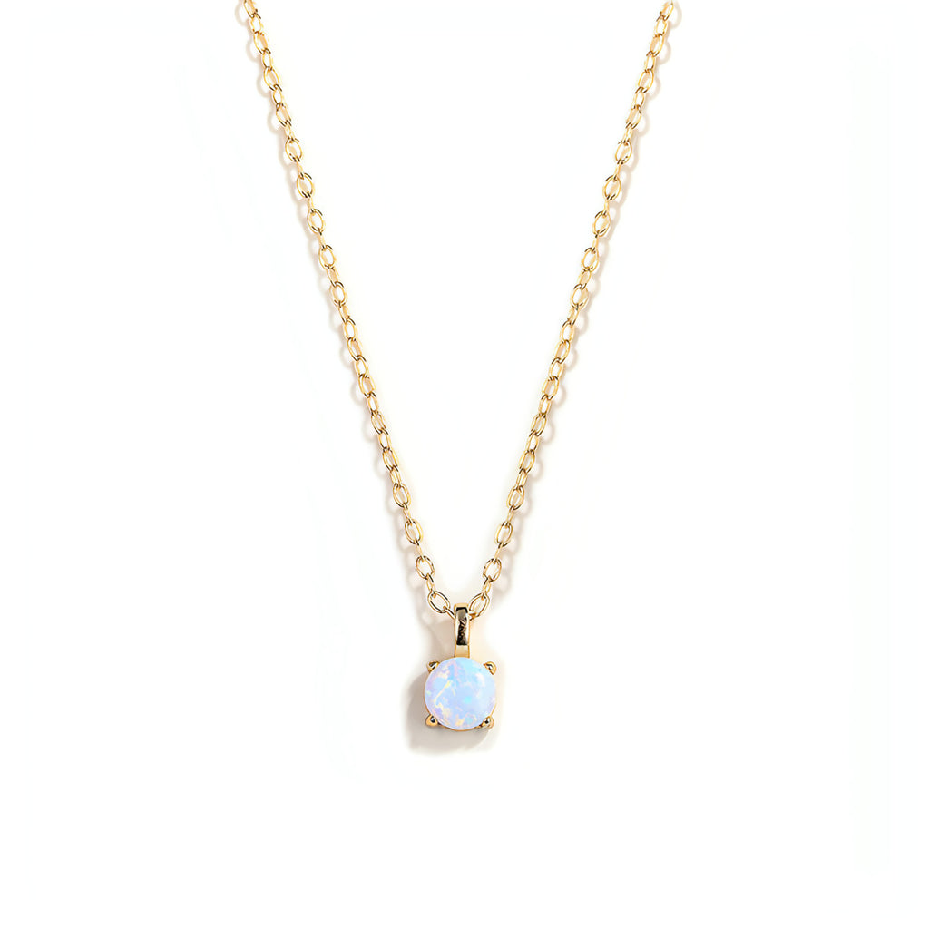 LuxeJewels™ – Aurora Opal Light Necklace