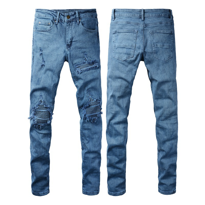 UrbanRift™ – Distressed Mid-Waist Street Jeans