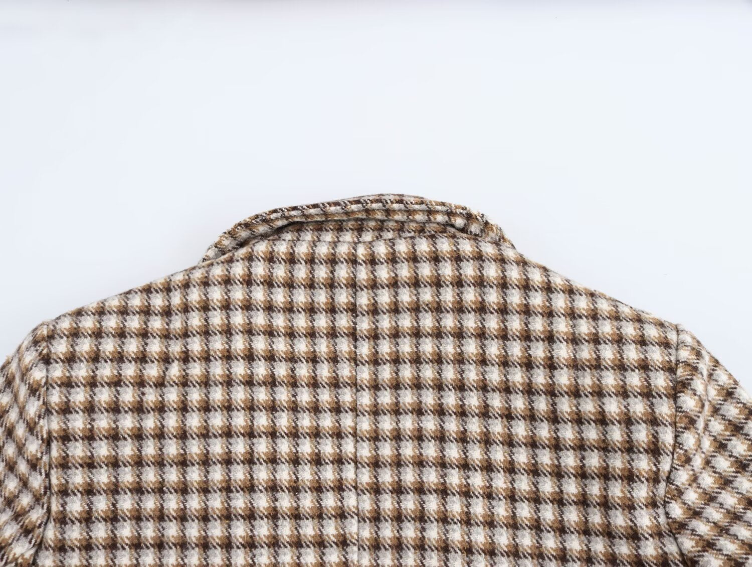 Retro Plaid Wool Look Coat – 25 Edition