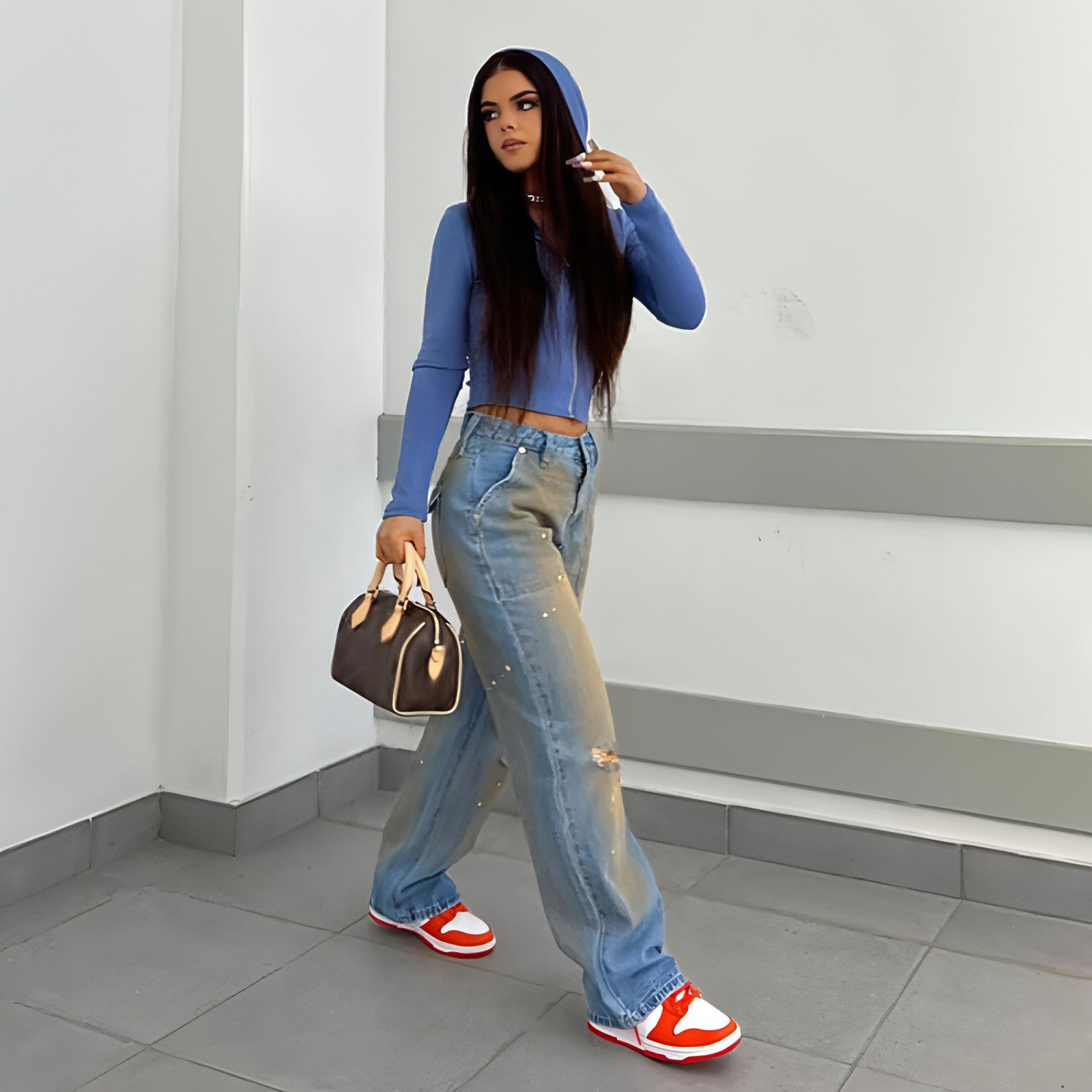 UrbanEase™ – Loose High Waist Street Jeans