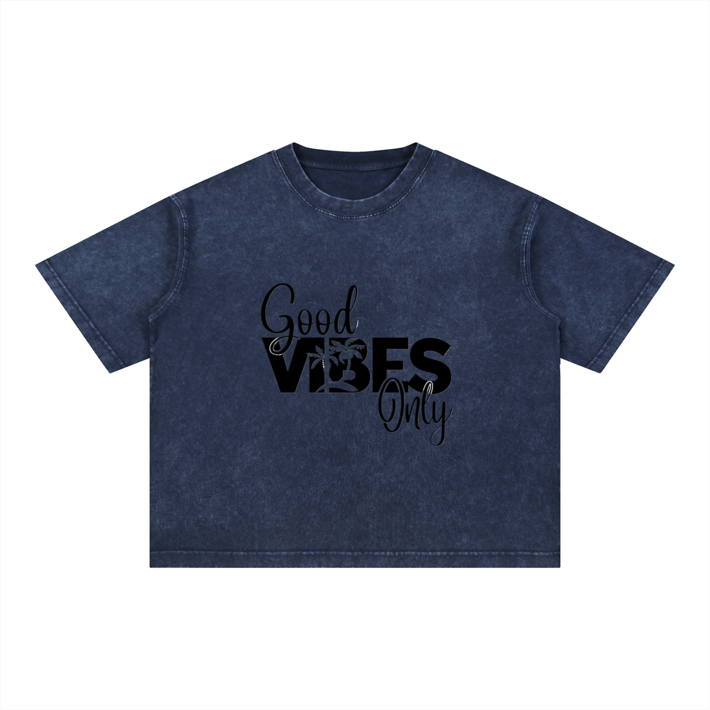 Mineral Wash Boxy Cotton T-Shirt