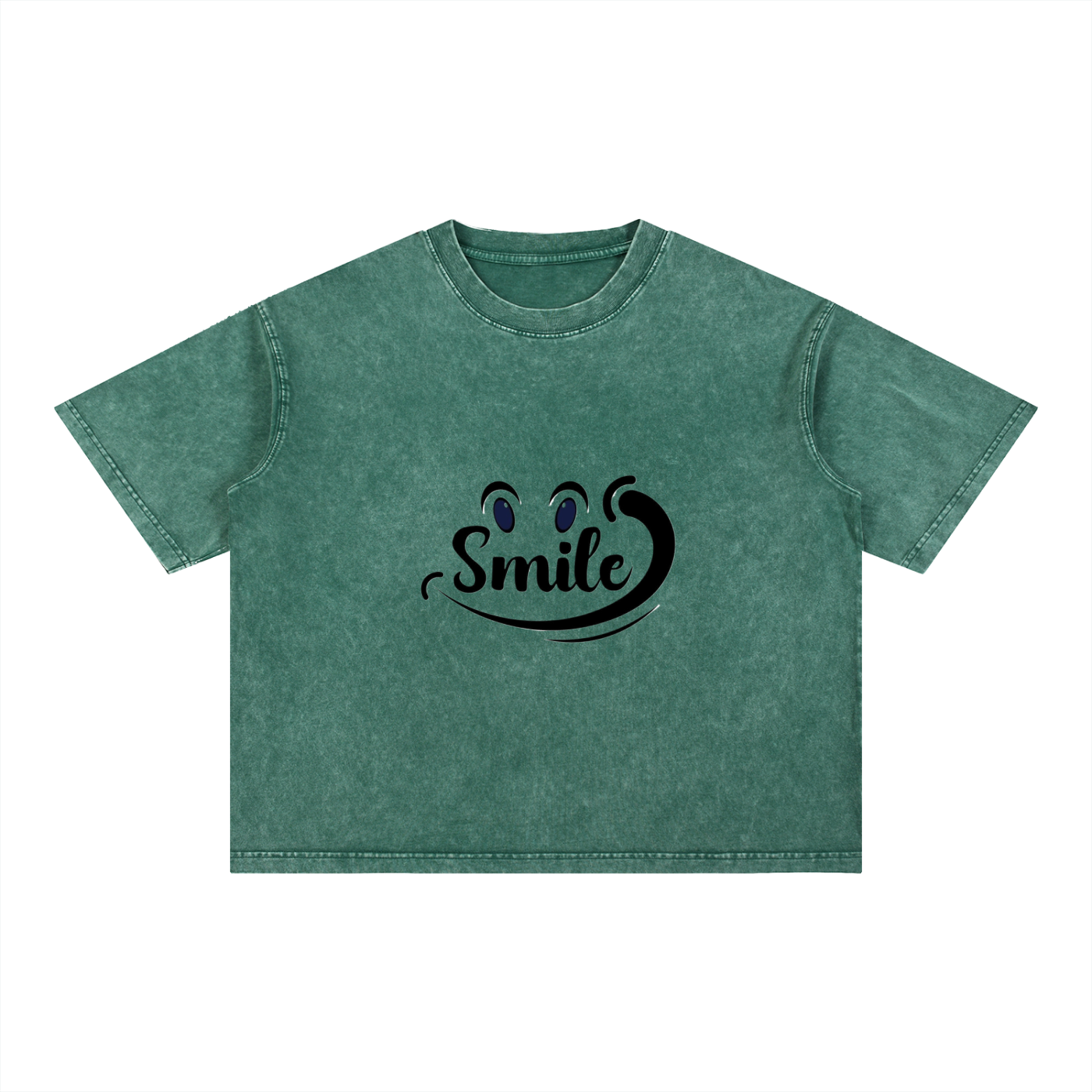 Mineral Wash Boxy Cotton T-Shirt