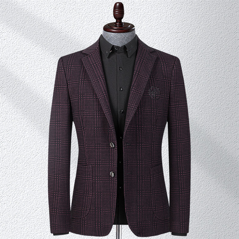 Embroidered Luxe™ Men's Suit – Bold Design for Fashion-Conscious Men