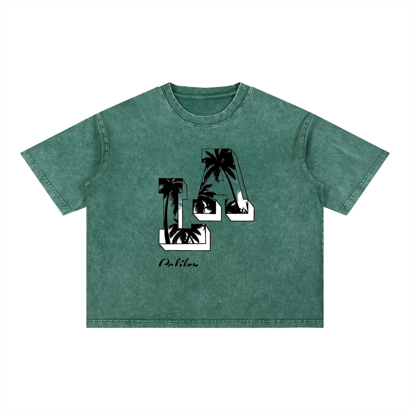 Mineral Wash Boxy Cotton T-Shirt