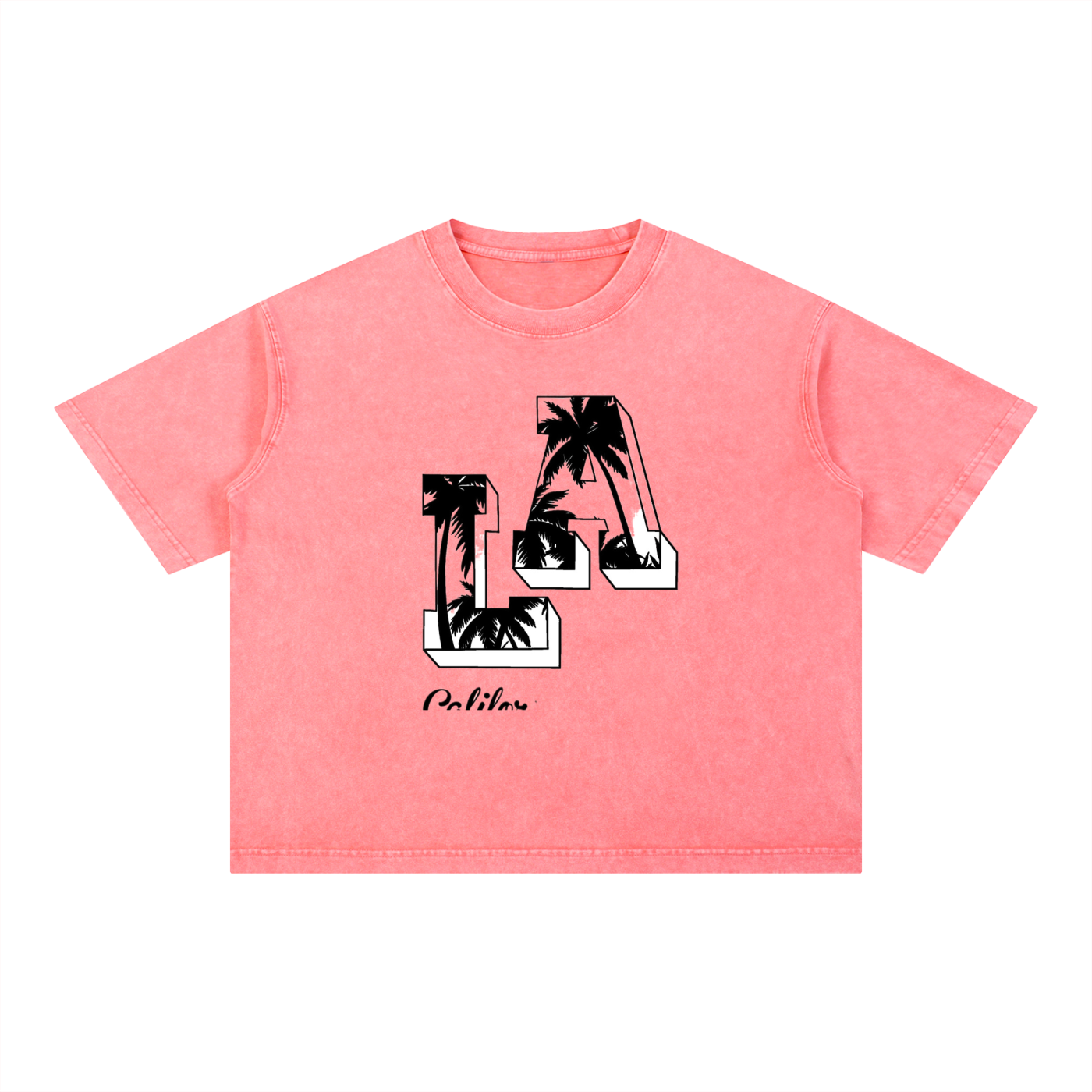 Mineral Wash Boxy Cotton T-Shirt