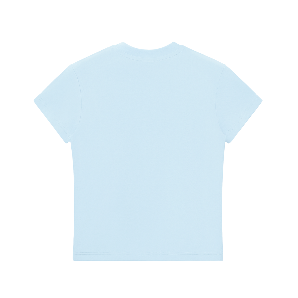 T-shirt essentiel à col rond et coupe moulante