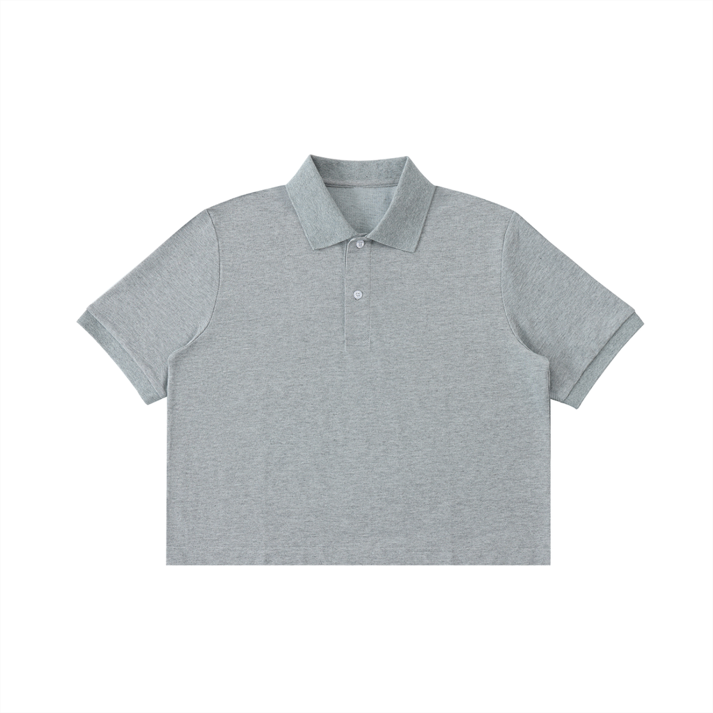 Essential Cropped Polo Shirt