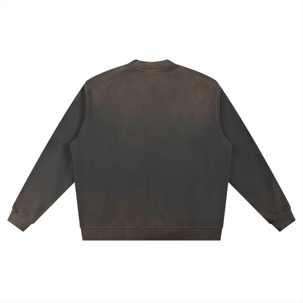 Sun Fade Heavyweight Baseball Jacket